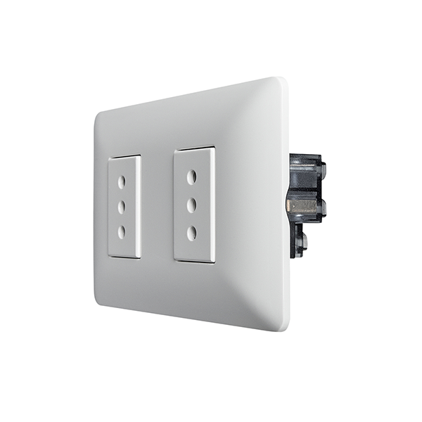 ENCHUFE DOBLE 10A 250V