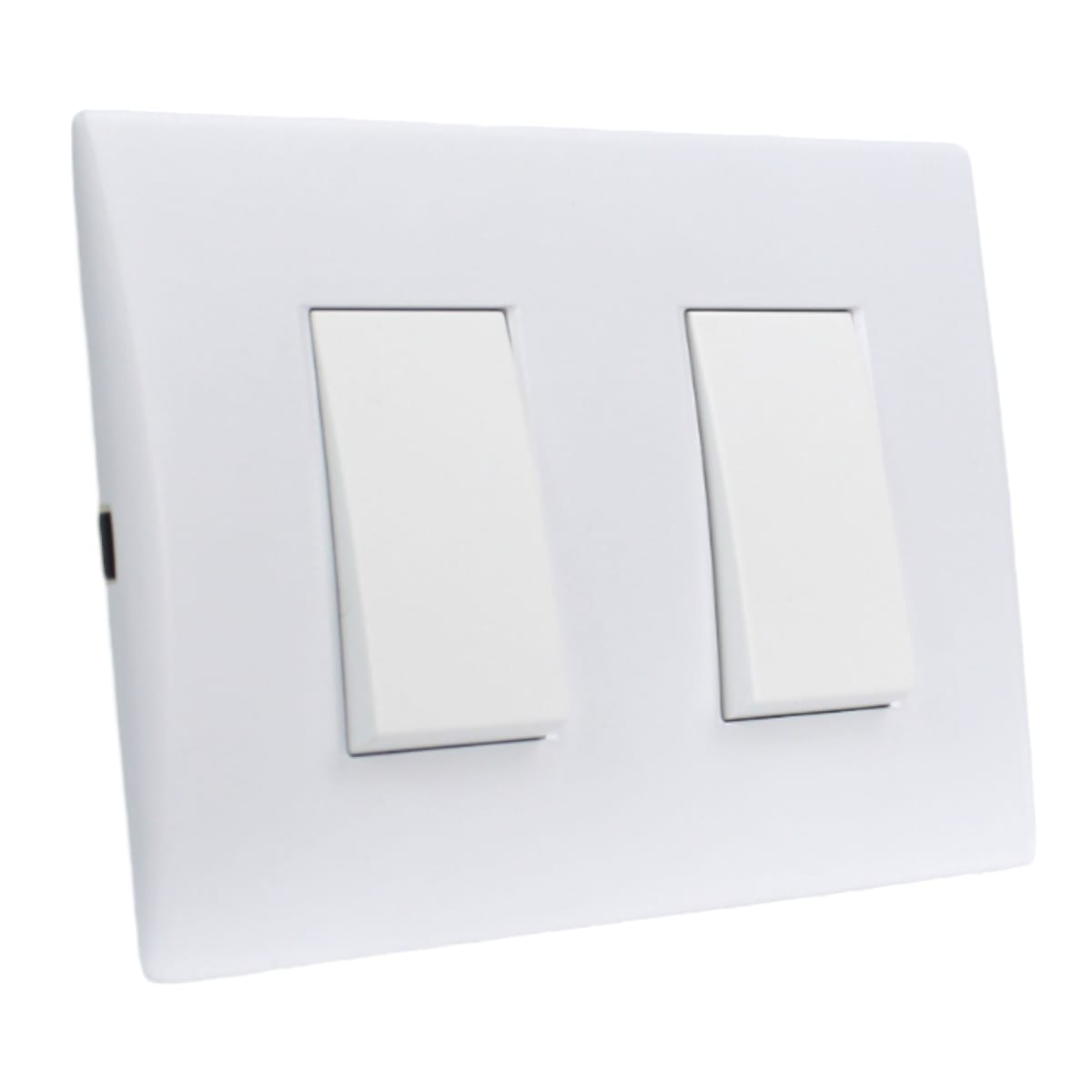 INTERRUPTOR ANDES DOBLE 9/15 10A 250V WHITE ARMADO
